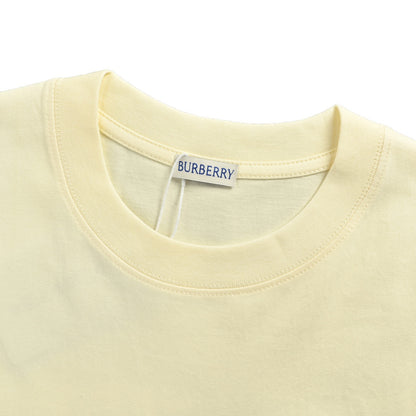 Burberry 25ss overlapping war horse logo printed short sleeves