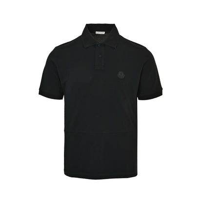 Moncler/Mask Silicone Black Label Polo Short Sleeve