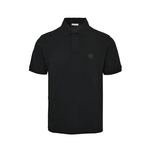 Moncler/Mask Silicone Black Label Polo Short Sleeve