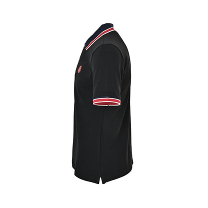Moncler/Muzzled Polo Short Sleeve with Red Label Patch Embroidery on Chest