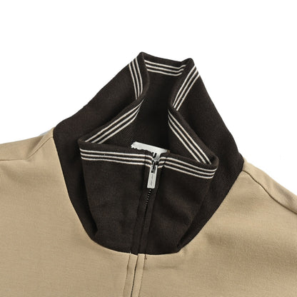 Miu Miu embroidered contrasting color suit zipper jacket