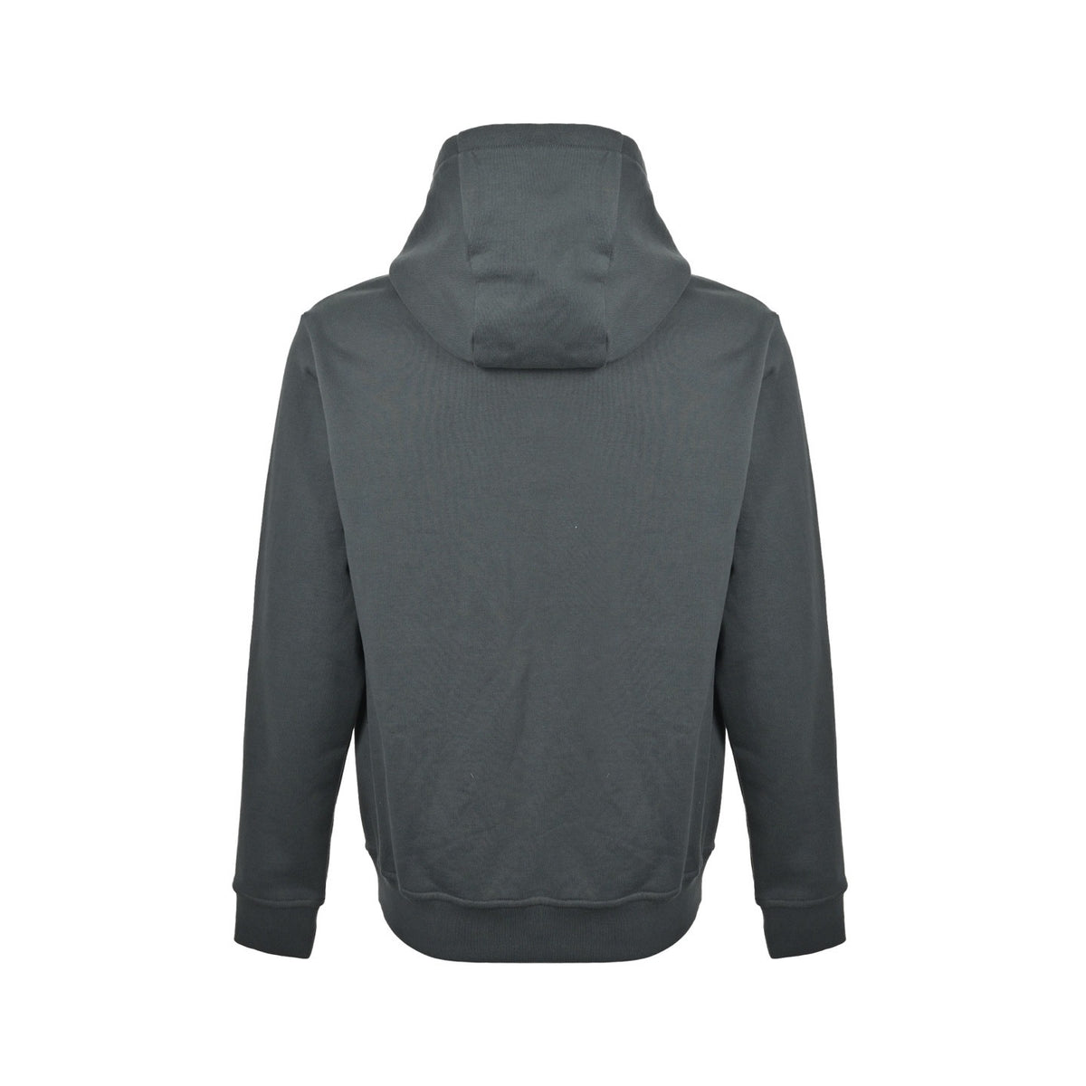 Hermes leather logo hooded sweatshirt