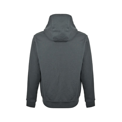 Hermes leather logo hooded sweatshirt