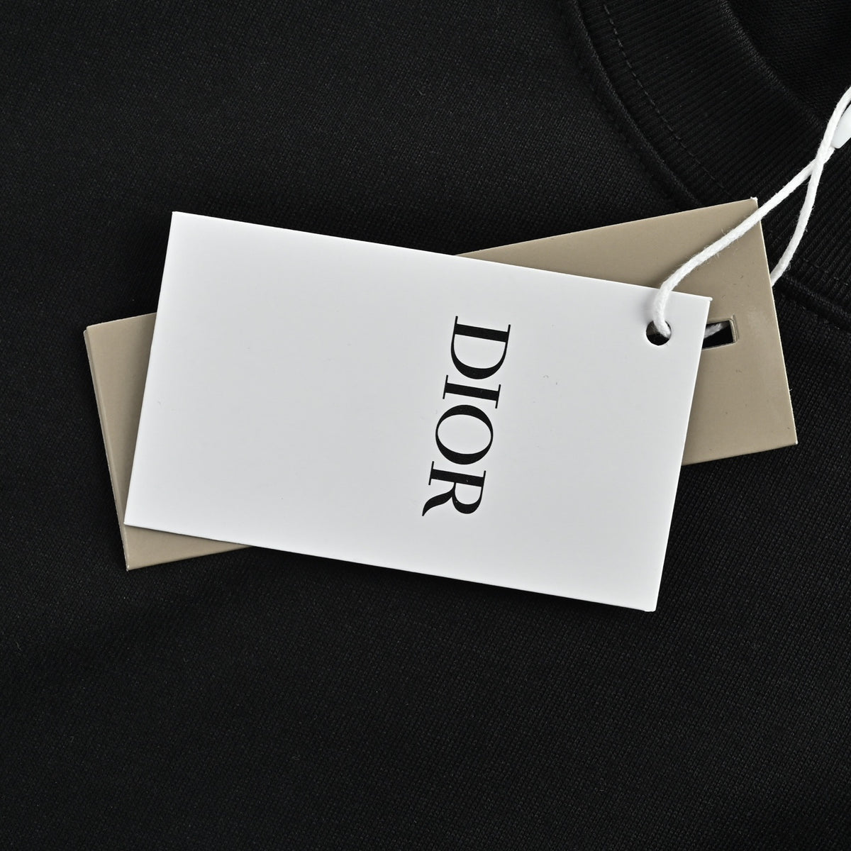 Dior 26ss cannage embroidered letter pocket short sleeves