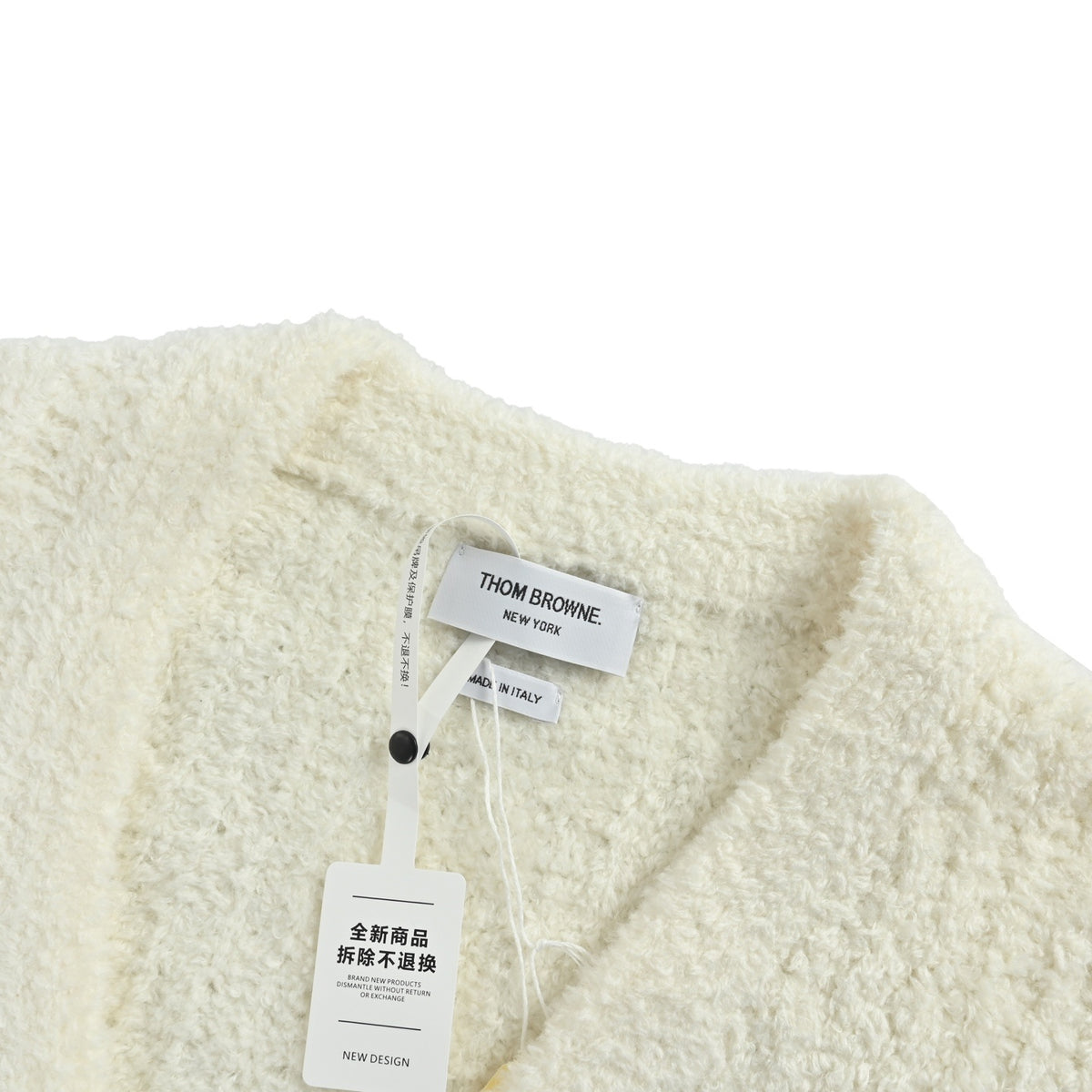 Thom Browne K33 hem ribbon cardigan jacket