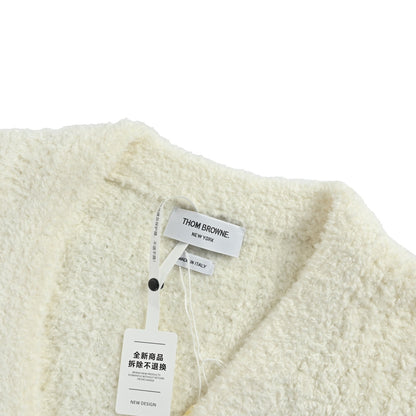 Thom Browne K33 hem ribbon cardigan jacket