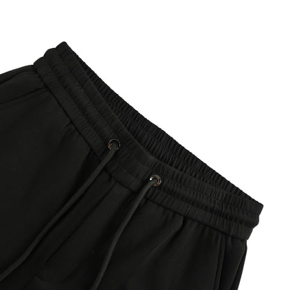Loewe/Luoyiwei back pocket embroidered cotton casual trousers