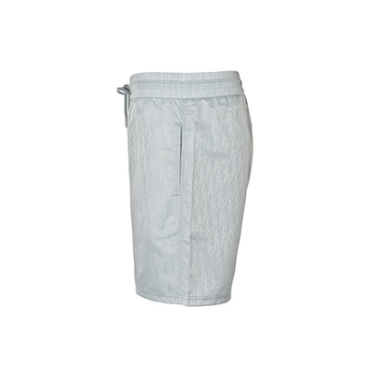 Dior dark pattern old flower jacquard shorts