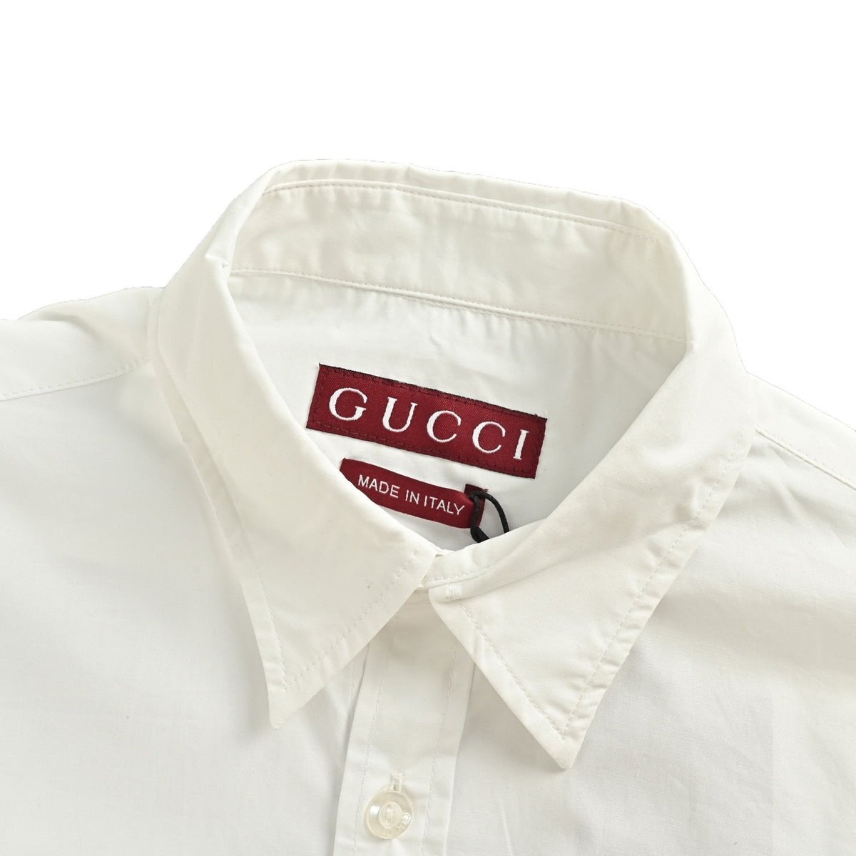 Gucci 25Fw back embroidered logo shirt