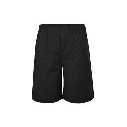 Gucci old flower jacquard all over print suit shorts