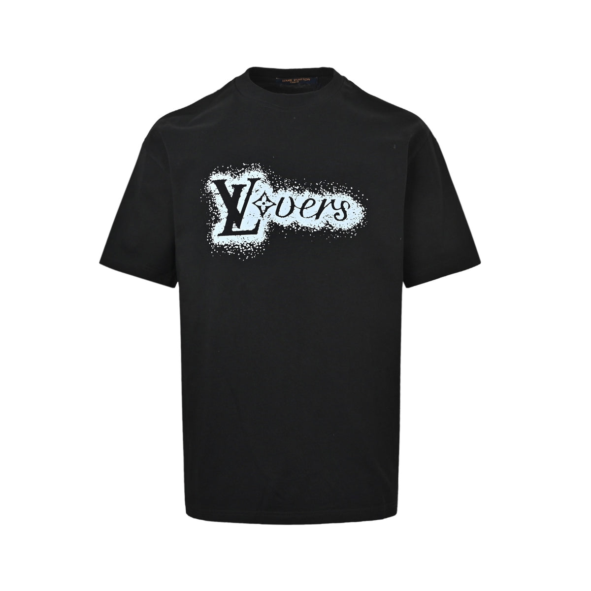 Louis Vuitton splash inkjet printed short sleeves