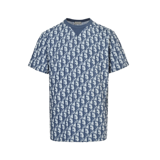 Dior Oblique presbyopia all-over printed towel short sleeves