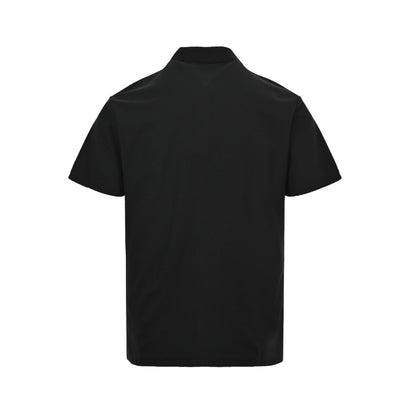 Burberry 25ss cursive signature letter embroidery Polo short sleeves