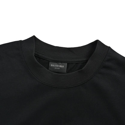 Balenciaga/Balanciaga 24ss new no logo cracked printed short sleeves