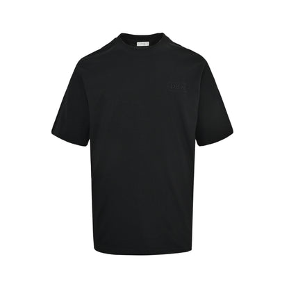 Dior short sleeves with square logo embroidery on the chest