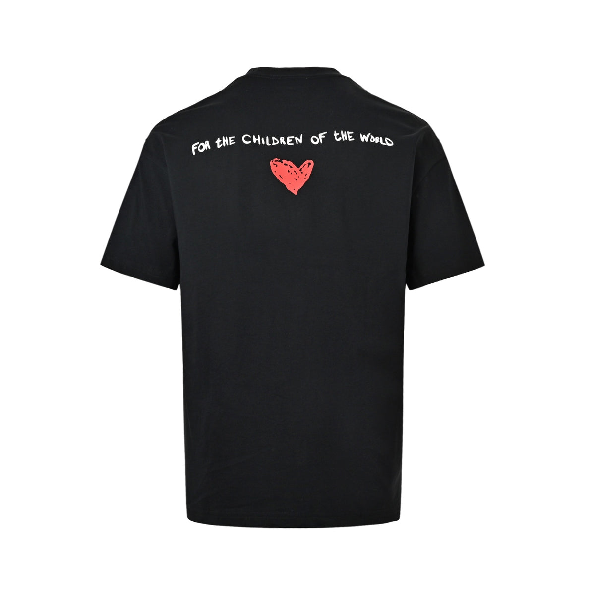 JIL SANDER silicone short sleeves with love graffiti on the back