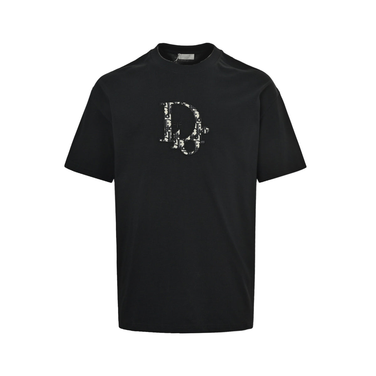 Dior old flower patch embroidered short sleeves
