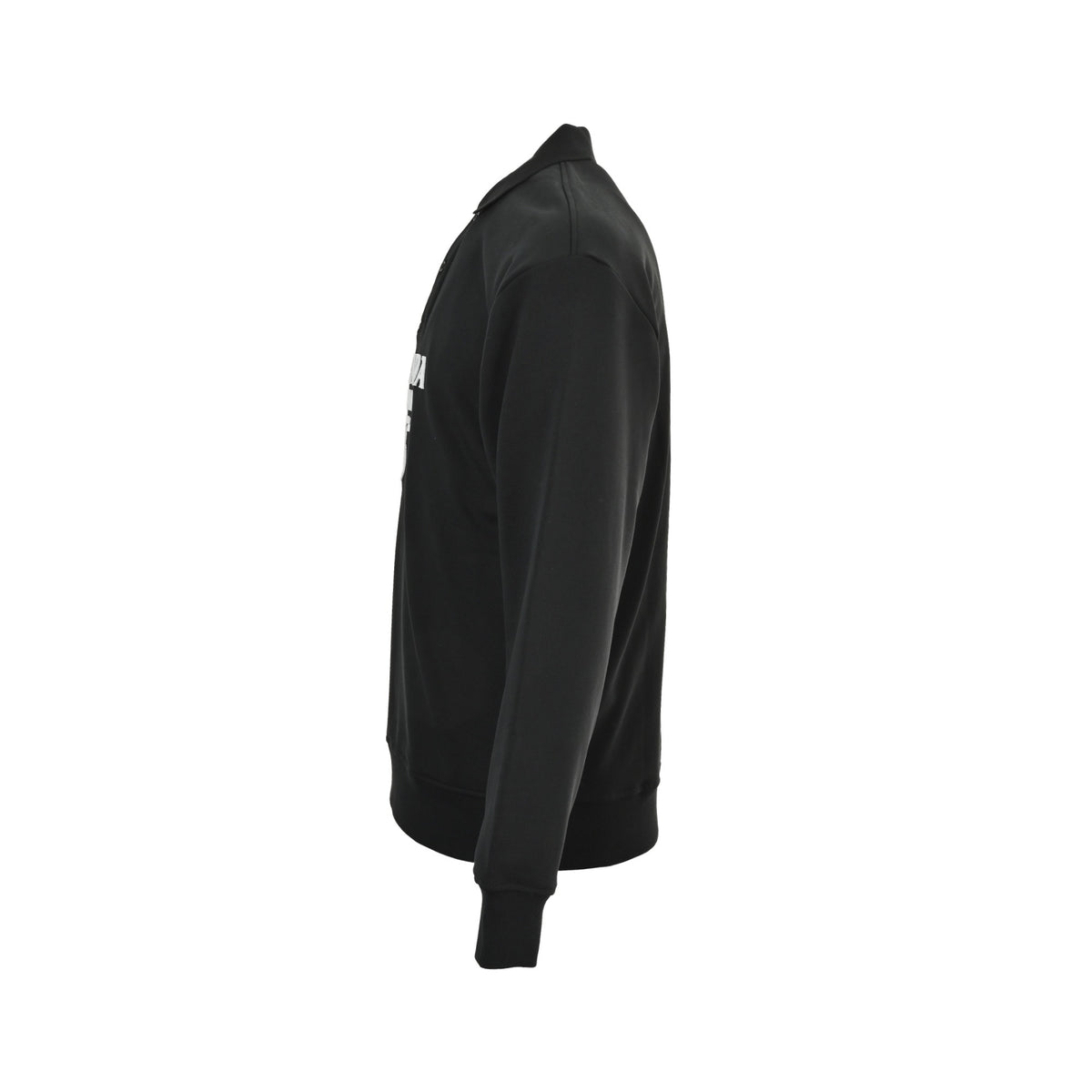 Prada 25Fw towel embroidered logo lapel sweatshirt