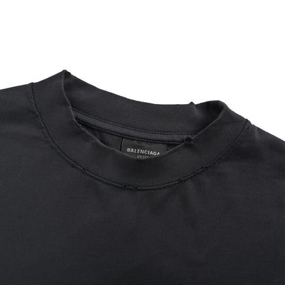 Balenciaga/Balanciaga horizontal letter printed short sleeves