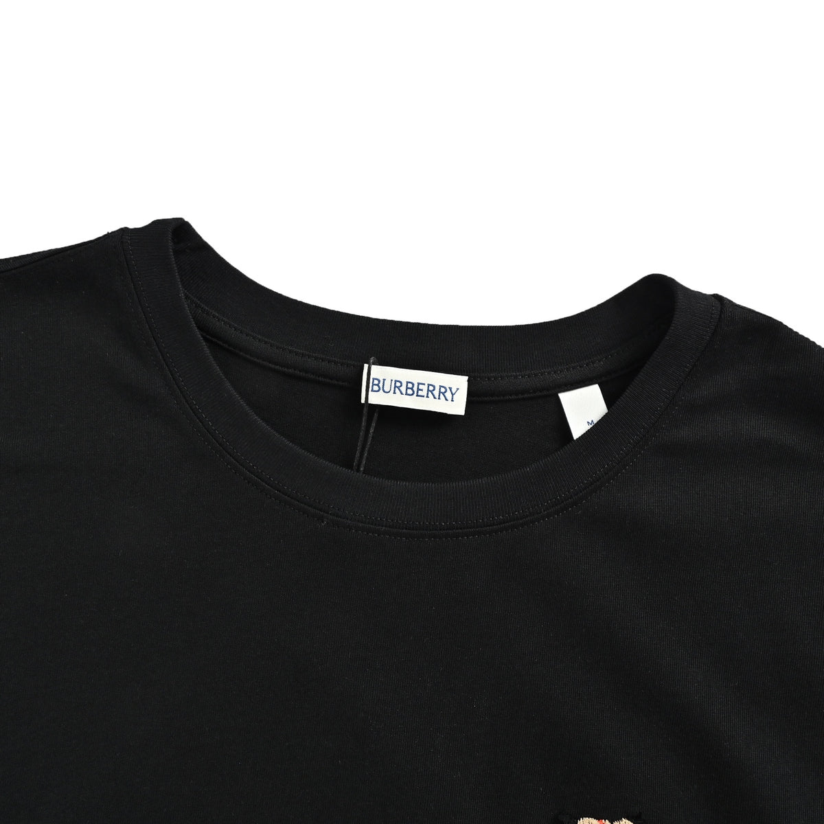 Burberry plaid war horse toothbrush embroidered short sleeves