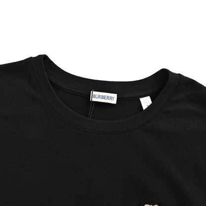 Burberry plaid war horse toothbrush embroidered short sleeves