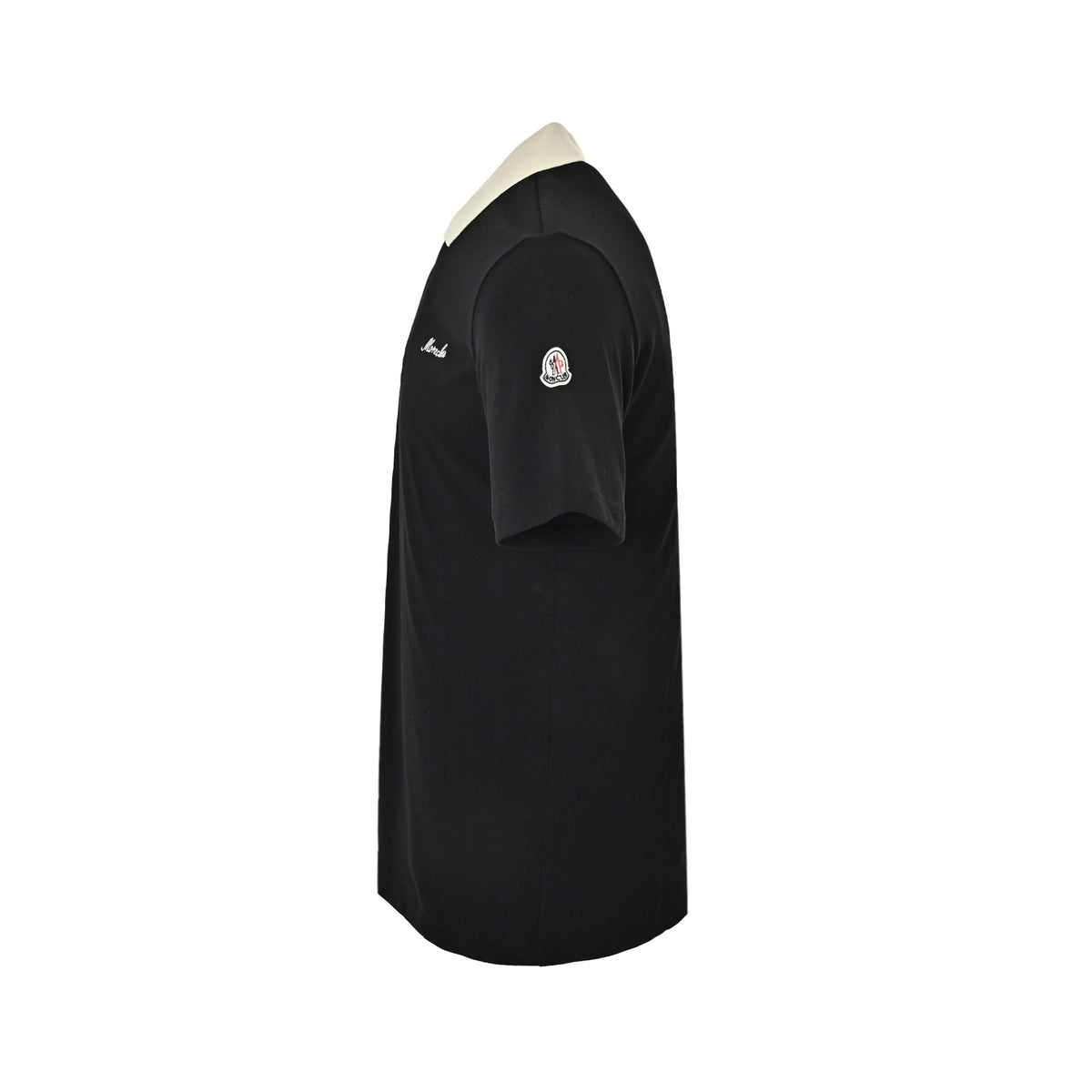 Moncler/Mask Contrast Color Collar Signature Letter Embroidery Polo Short Sleeve