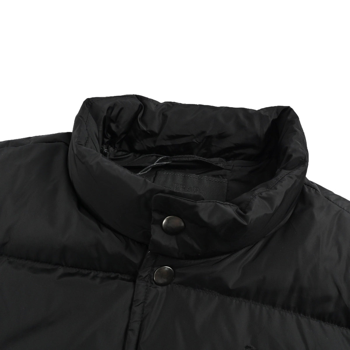 Prada 25Fw triangle cloth label down vest