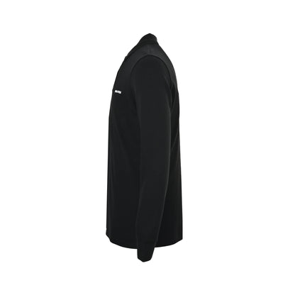 Miu Miu 24Fw Miu small label embroidered polo long sleeves