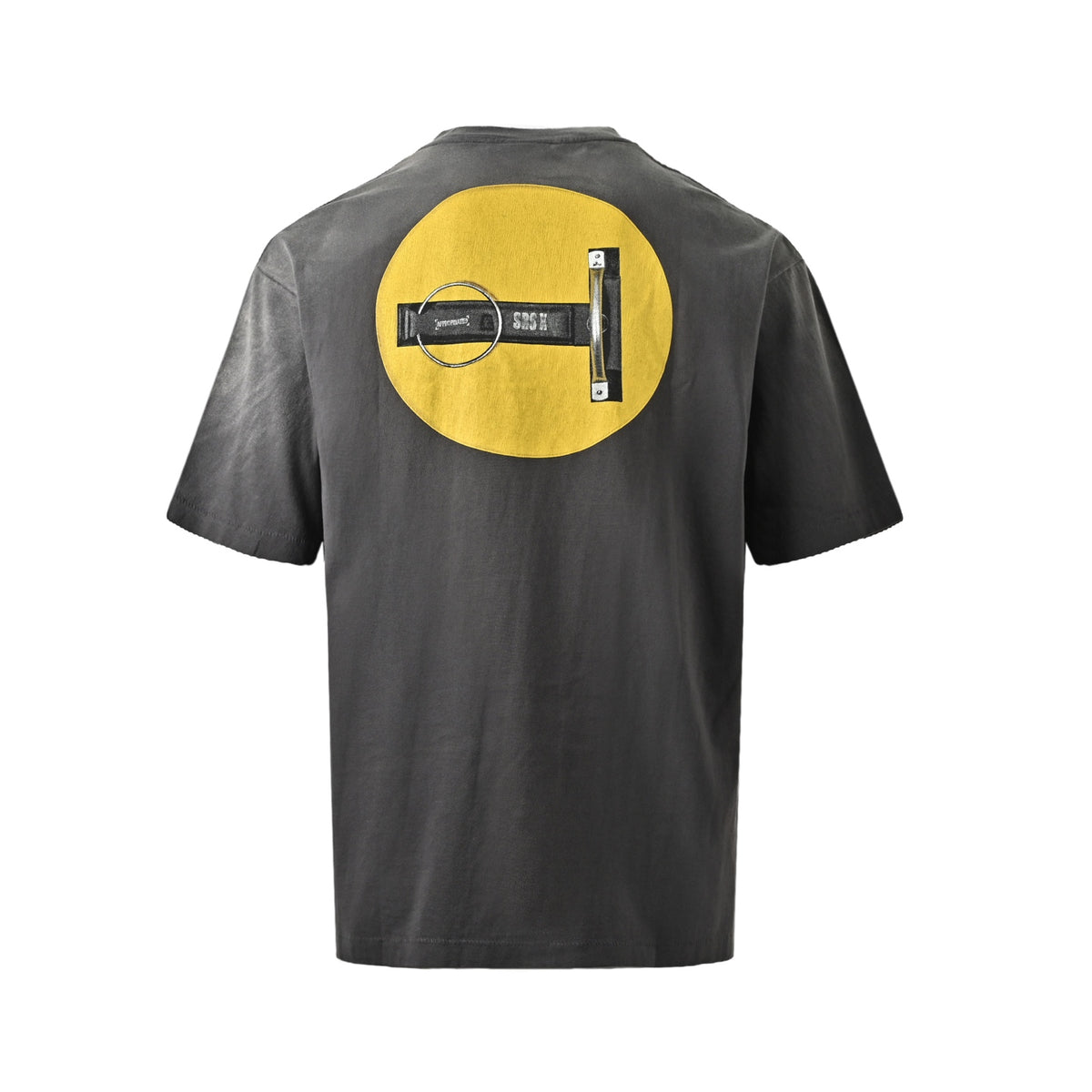 SAINT MICHAEL rusty smiley print short sleeves