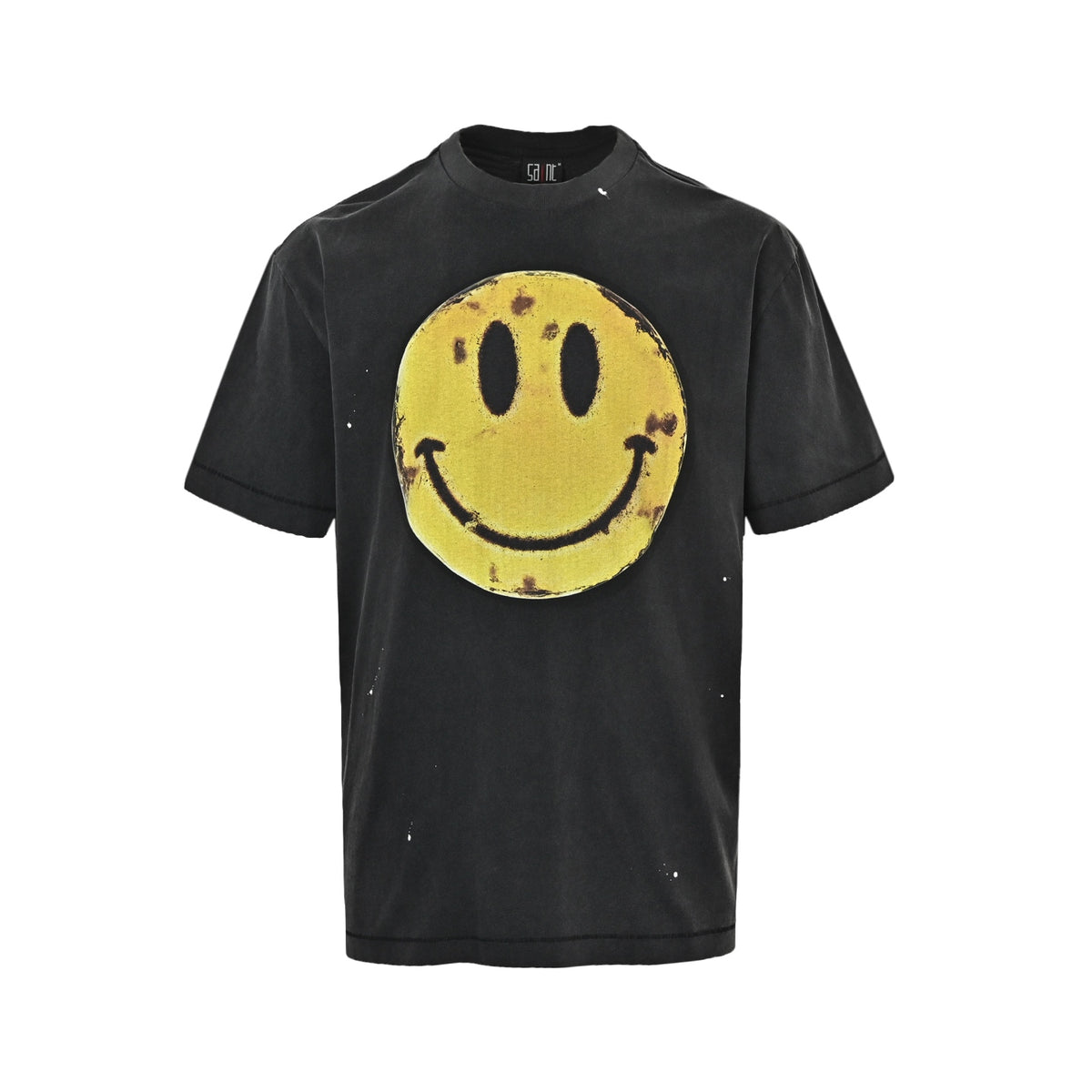 SAINT MICHAEL SM rusty smiley print short sleeves