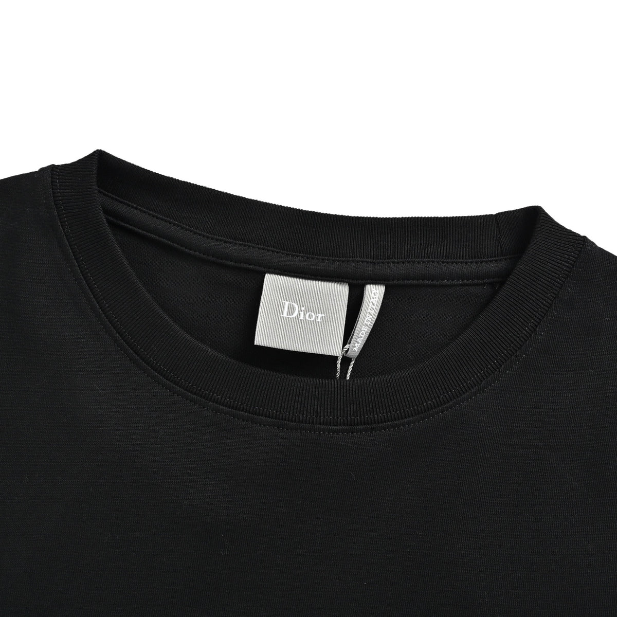 Dior 26ss letter logo embroidered short sleeves