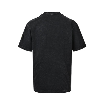 Stone Island classic armband washed short sleeves