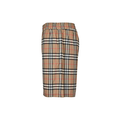 Burberry plaid beach casual shorts