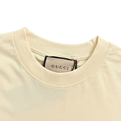 Gucci 26ss fun cartoon series short sleeves