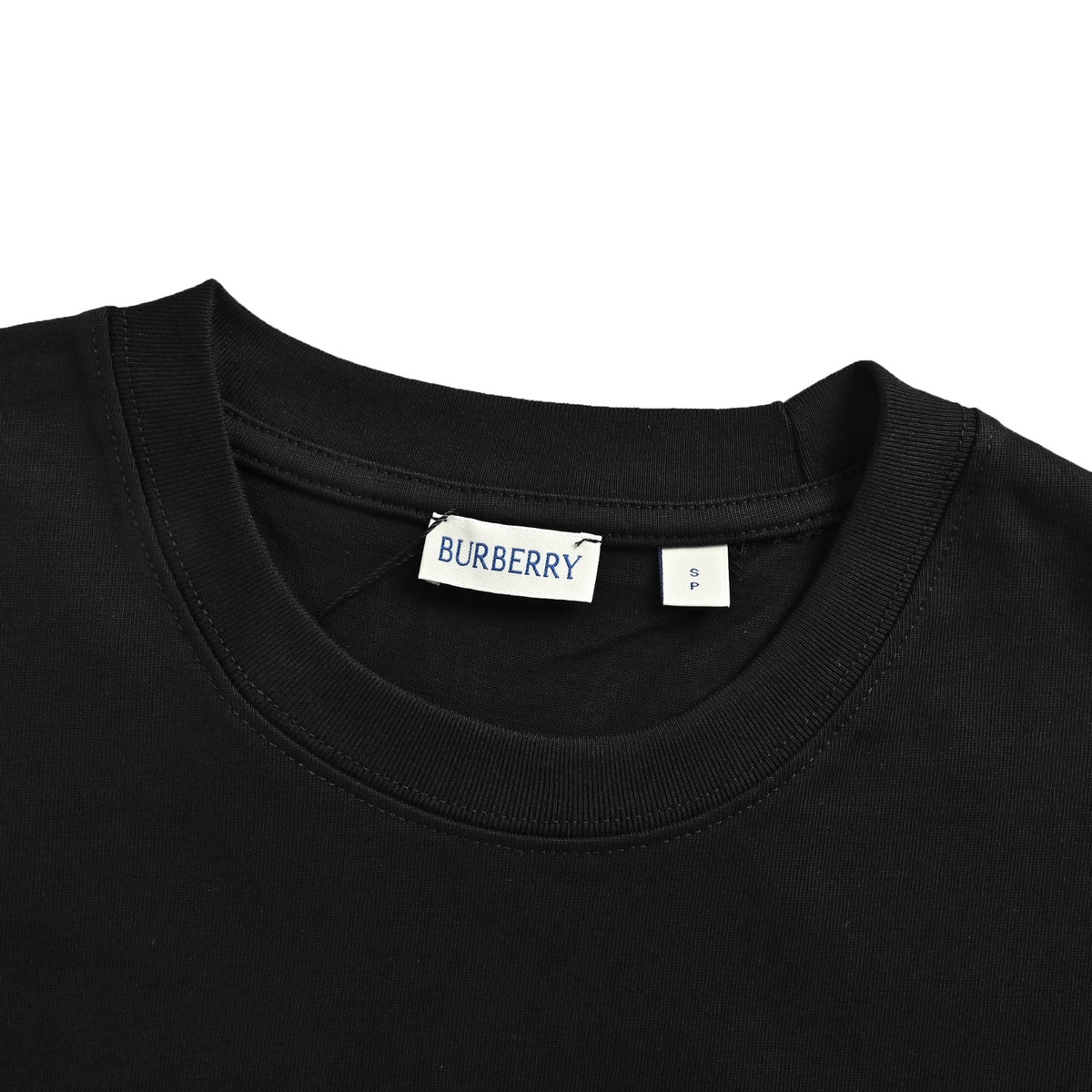 Burberry plaid flocked war horse short sleeves