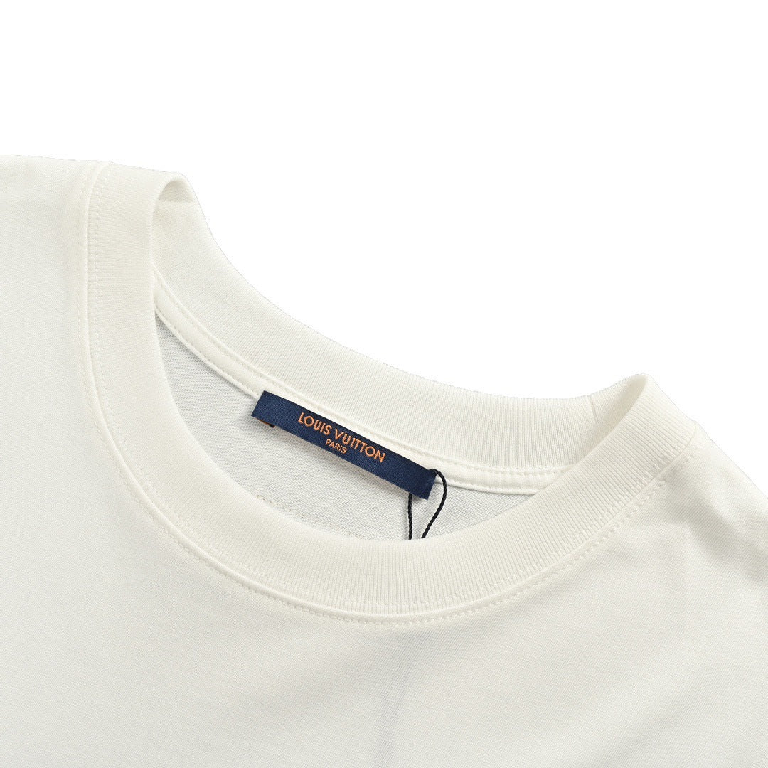 Louis Vuitton 24ss pocket presbyopic embossed short sleeves