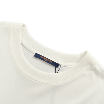 Louis Vuitton 24ss pocket presbyopic embossed short sleeves