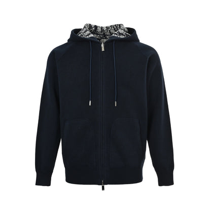 Dior presbyopia jacquard knitted cashmere reversible jacket