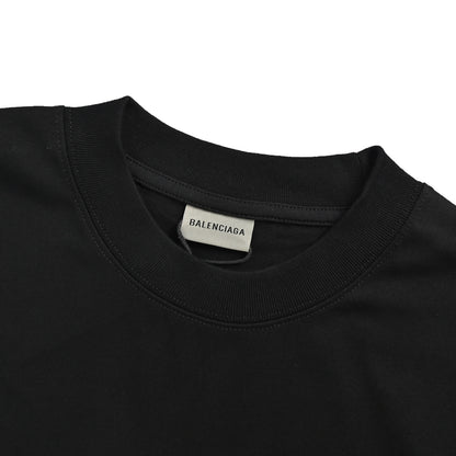 Balenciaga letter embroidery 3M melting printed short sleeves