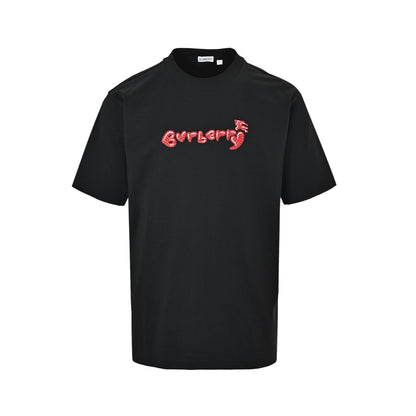 Burberry love embroidered short sleeves