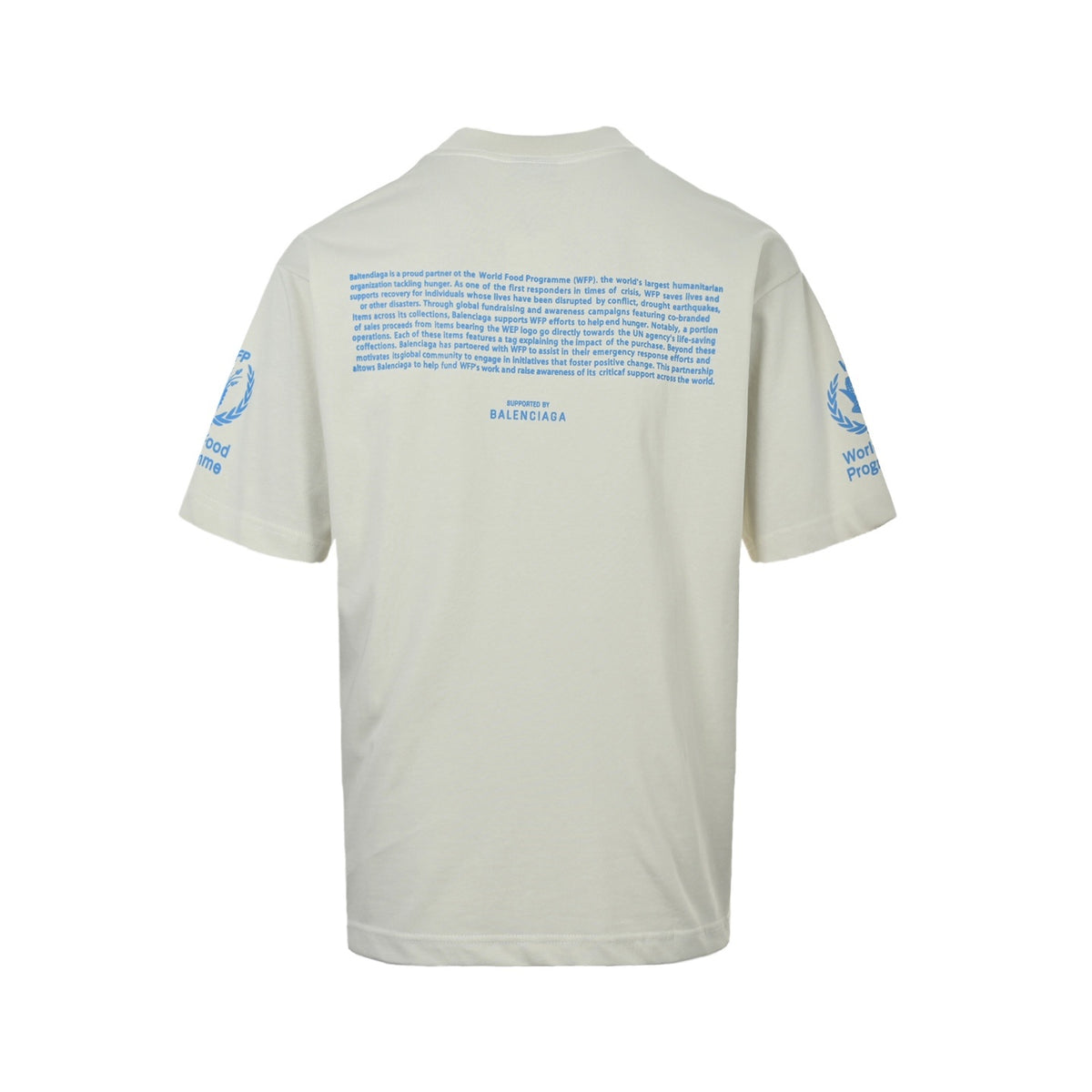 Balenciaga 26ss grain plan printed short sleeves