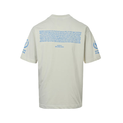 Balenciaga 26ss grain plan printed short sleeves