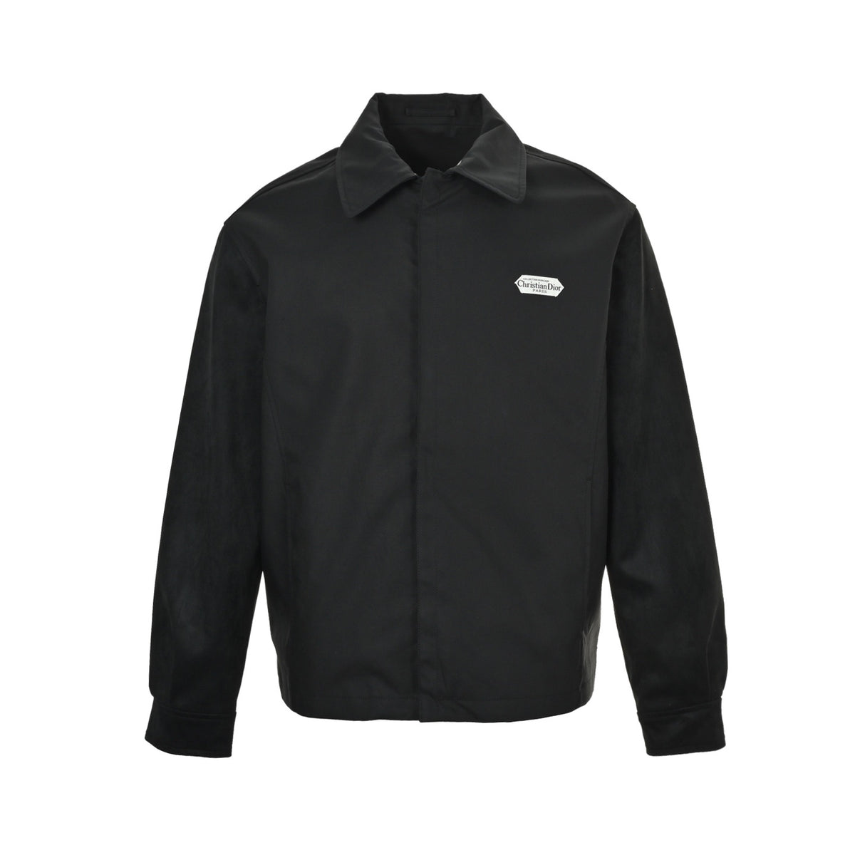 Dior square length sheepskin leather jacket