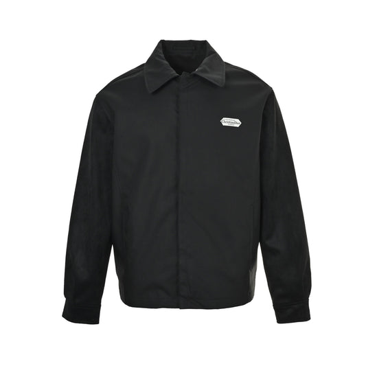 Dior square length sheepskin leather jacket