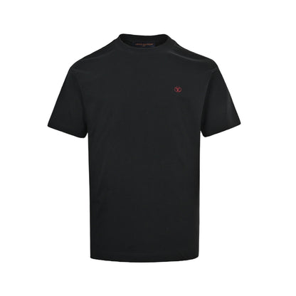 Louis Vuitton red label letter embroidered short sleeves