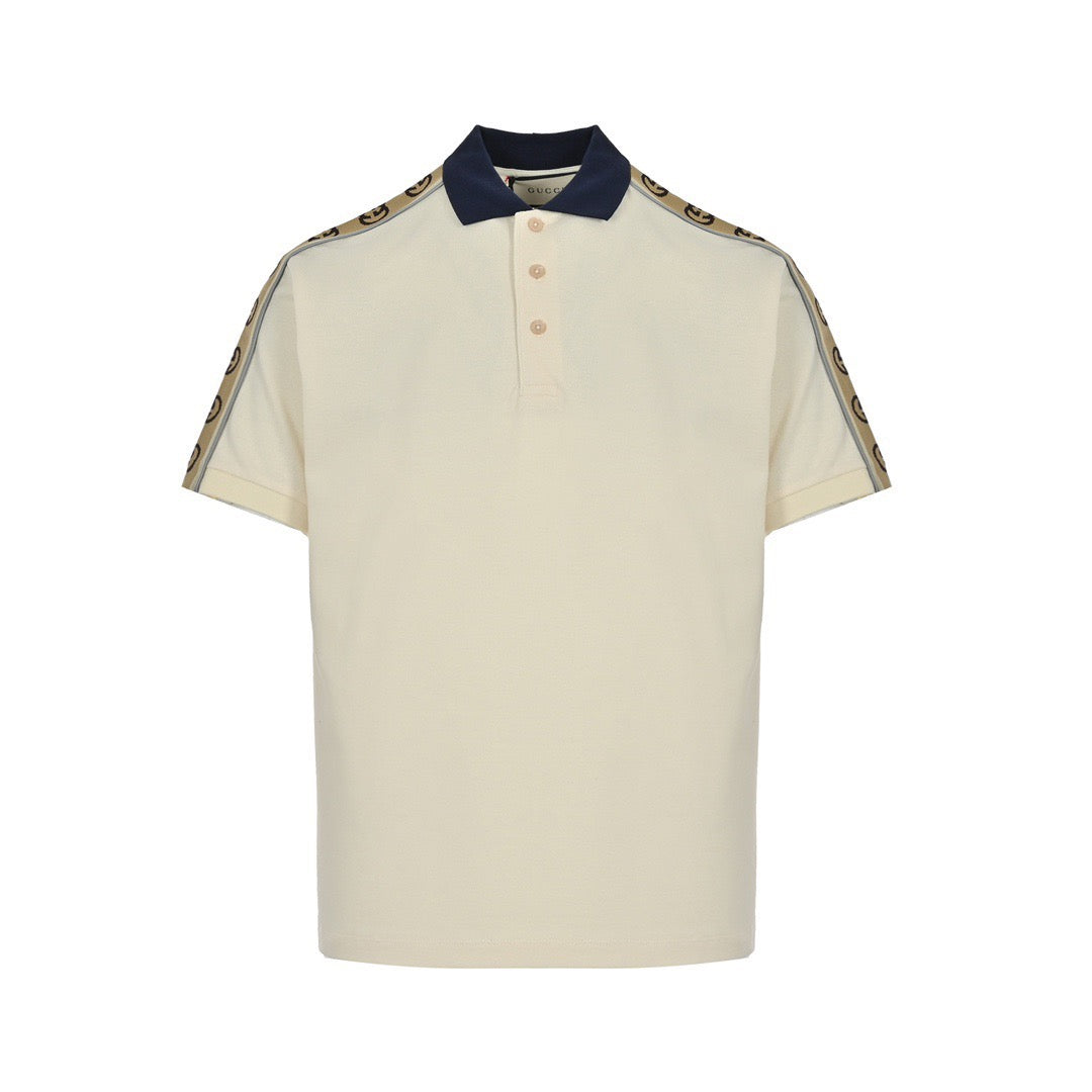 Gucci 20ss reflective webbing Polo short sleeves
