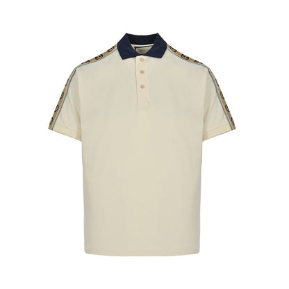 Gucci 20ss reflective webbing Polo short sleeves