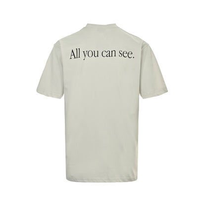 Balenciaga 25ss sunglasses printed short sleeves
