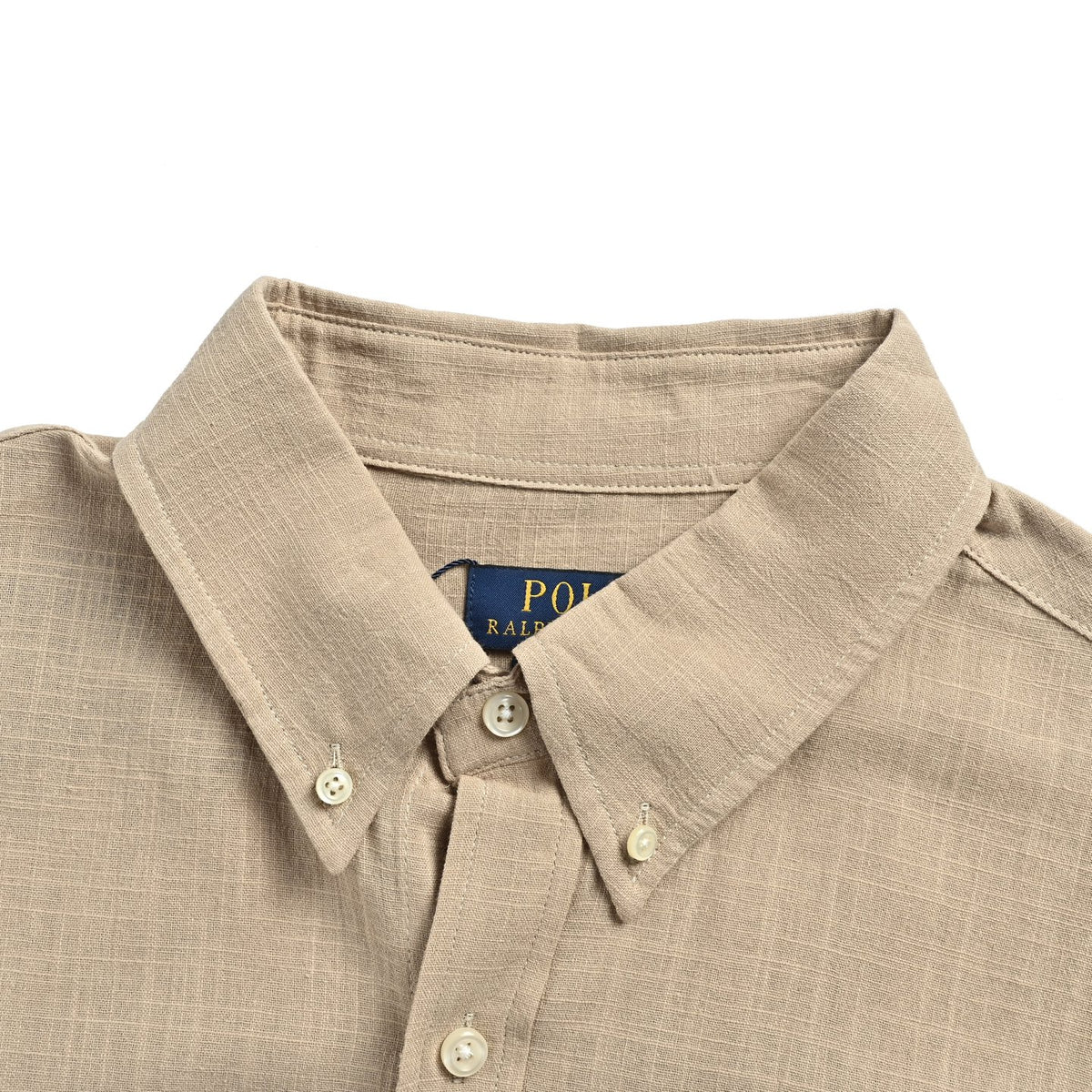Ralph Lauren small label war horse embroidered linen shirt
