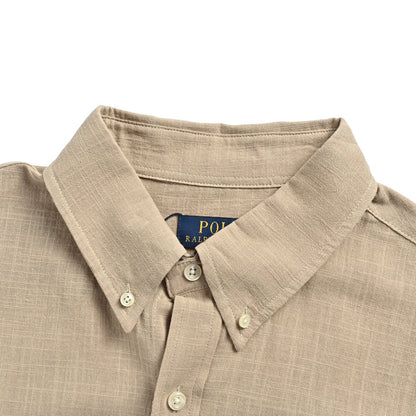 Ralph Lauren small label war horse embroidered linen shirt